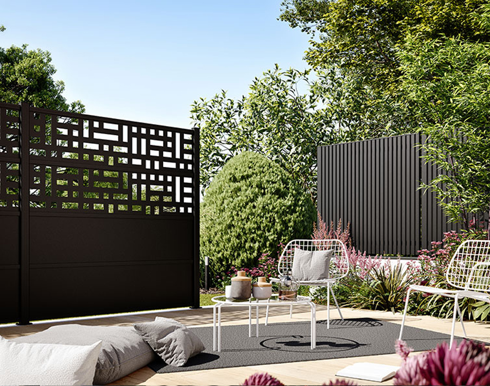 Clôtures et claustras alu dans le 91 - La Fermeture Parisienne project-slider-image