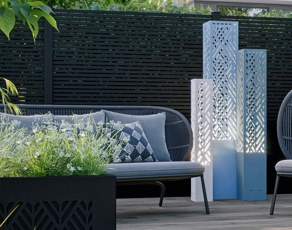 Clôtures et claustras alu dans le 91 - La Fermeture Parisienne project-slider-image