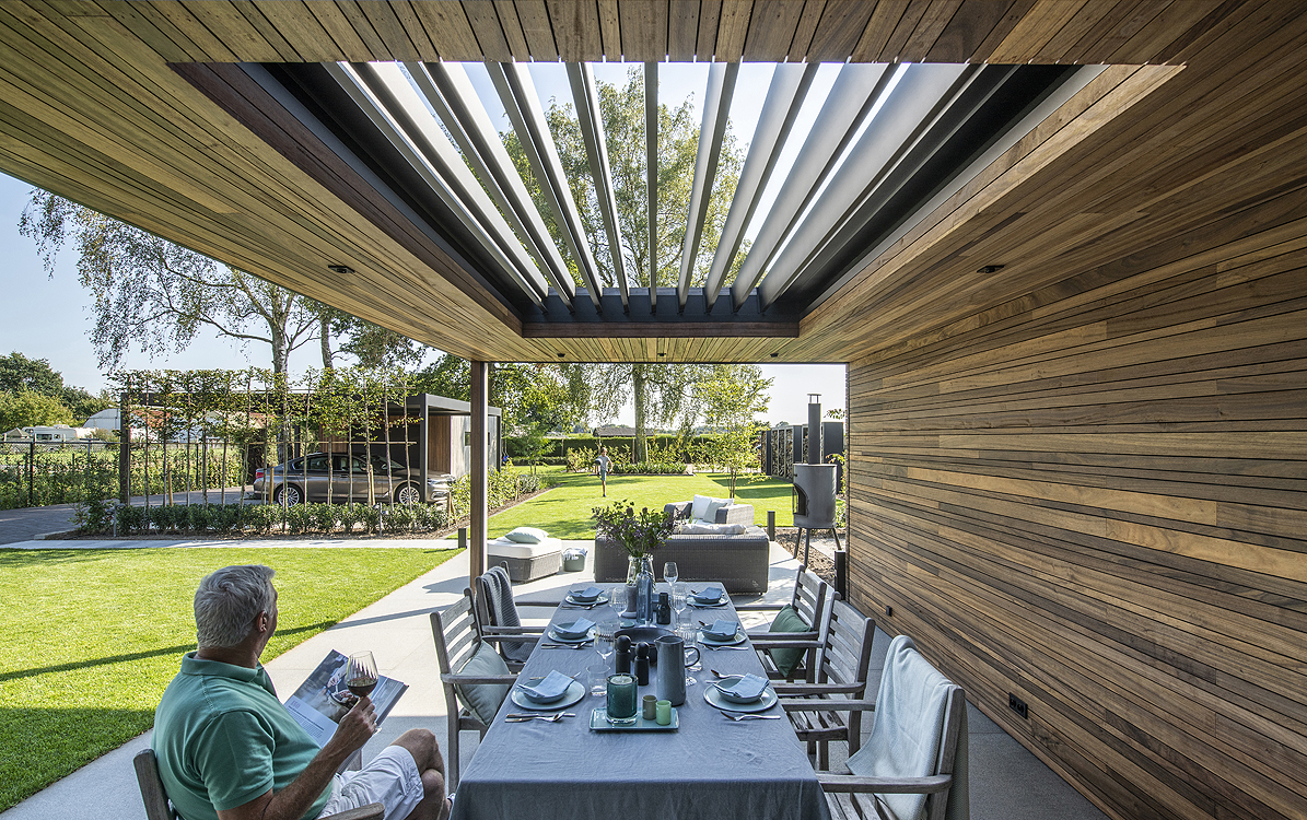 PPergolas bioclimatiques à Cheptainville (91) - La Fermeture Parisienne project-slider-image