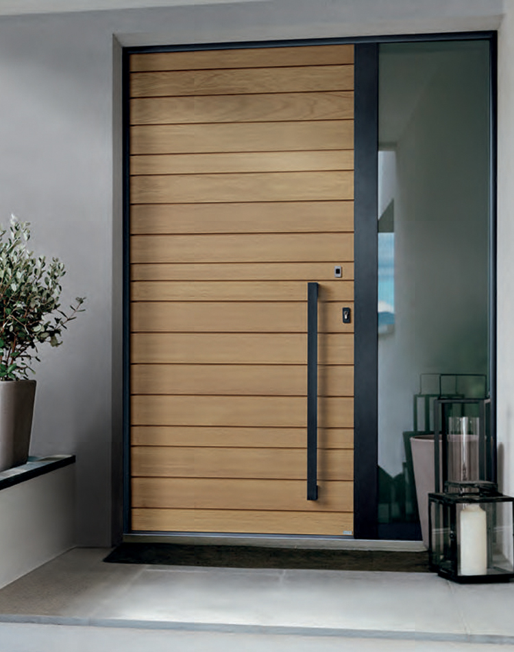 PORTE d'entrée bois Bel'm à Creil - La Fermeture Parisienne project-slider-image