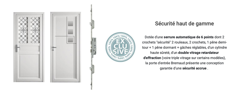 Porte d'entrée en PVC dans le 60